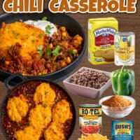 Chili Cornbread Casserole pin