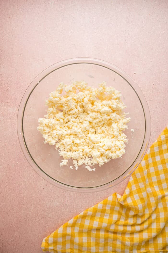 These melt-in-your-mouth Butter Mints are made with just a few ingredients and require no cooking. Easy to customize! Creamed butter and powdered sugar in a bowl