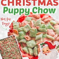 Christmas Puppy Chow pin