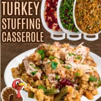 Turkey Stuffing Casserole pin