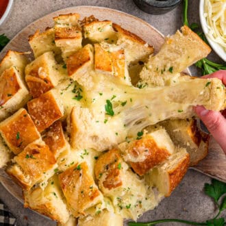 Cheesy Pull Apart Bread feature