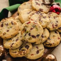 Cranberry Pistachio Shortbread feature