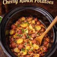 Crock Pot Cheesy Ranch Potatoes pin