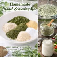 Homemade Ranch Seasoning Mix Recipe pin