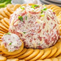 chipped beef cheese ball feature