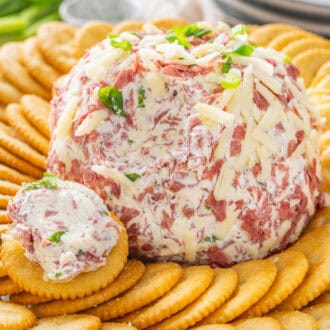 chipped beef cheese ball feature