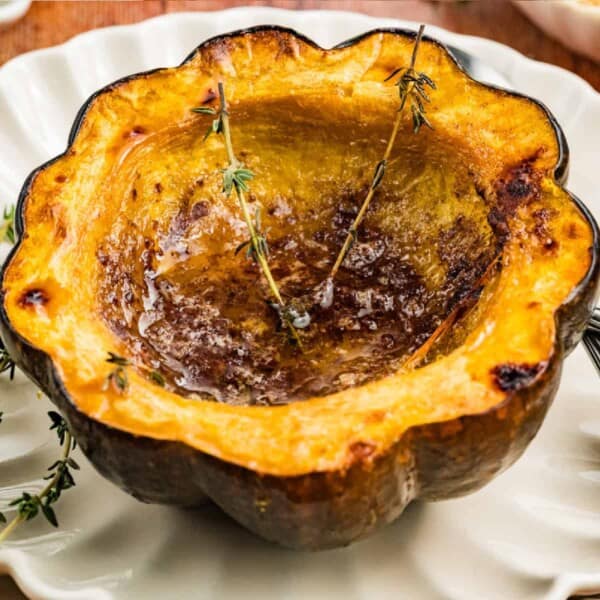 Maple Butter Roasted Acorn Squash feature