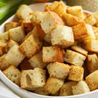 Air Fryer Croutons feature