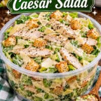 Chicken Caesar Salad pin