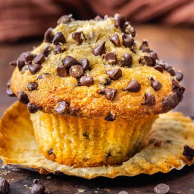 Bakery Style Chocolate Chip Muffins feature