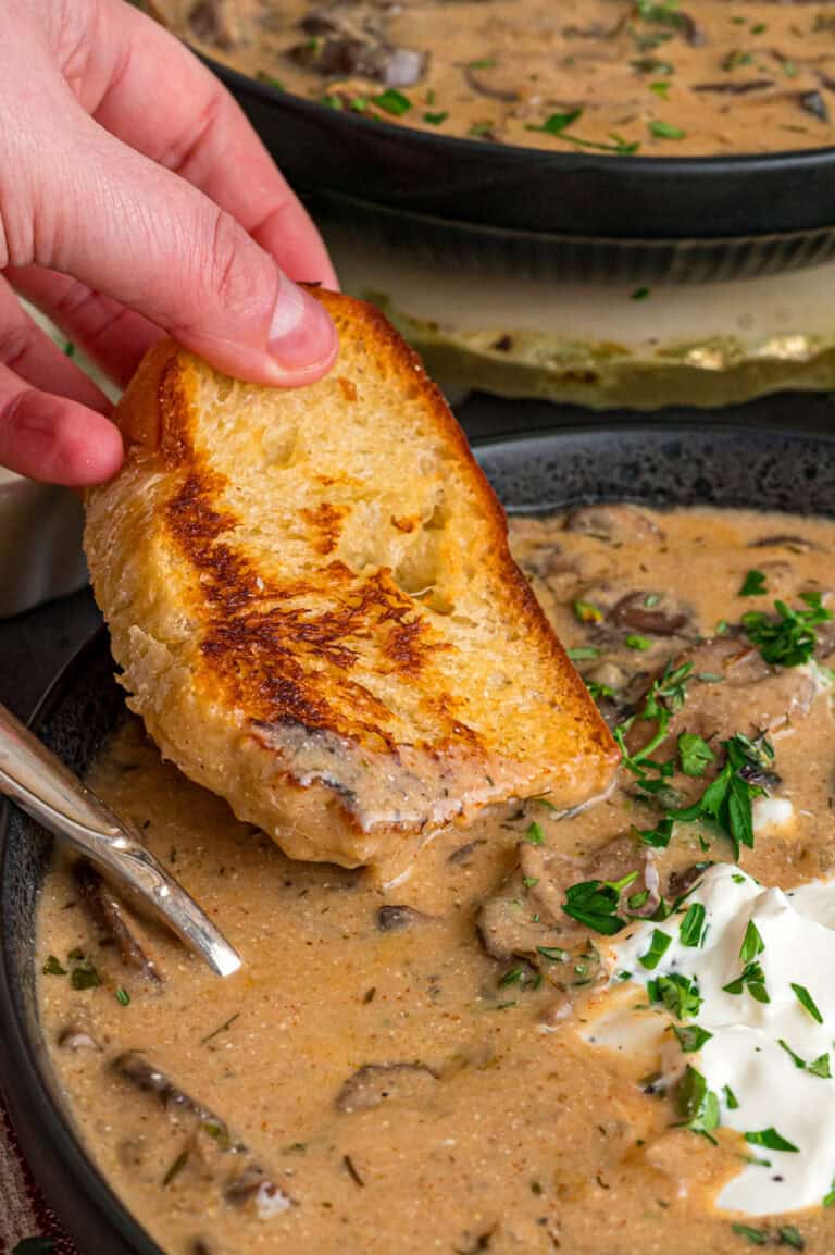 Hungarian Mushroom Soup l Kitchen Fun With My 3 Sons