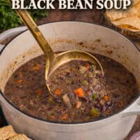 Black Bean Soup pin