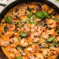Creamy Tuscan Shrimp feature
