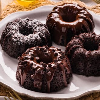 Mini Chocolate Bundt Cake feature