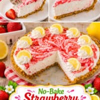 Strawberry Lemonade Pie pin