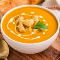 Roasted Carrot Soup feature