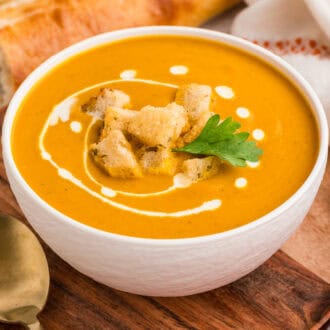 Roasted Carrot Soup feature