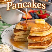 Cottage Cheese Pancakes pin
