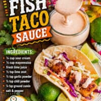 Fish Taco Sauce pin