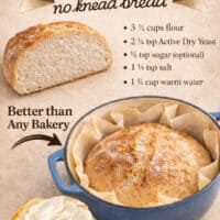 No Knead Dutch Oven Bread pin