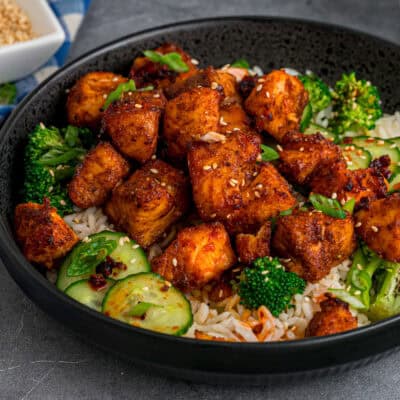 Air Fryer Salmon Bites feature