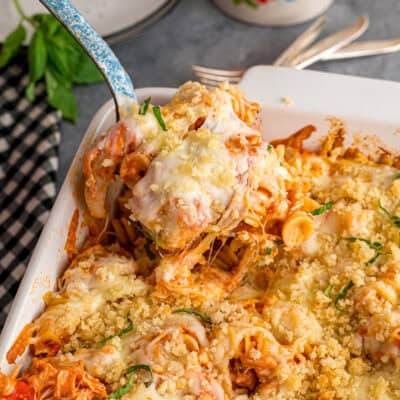 Chicken Parmesan Casserole feature