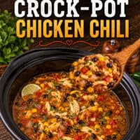 Slow Cooker Chicken Chili pin