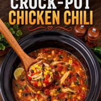 Slow Cooker Chicken Chili pin