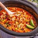 Slow Cooker Chicken Chili feature