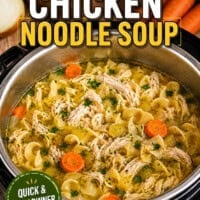 Instant Pot Chicken Noodle Soup pin