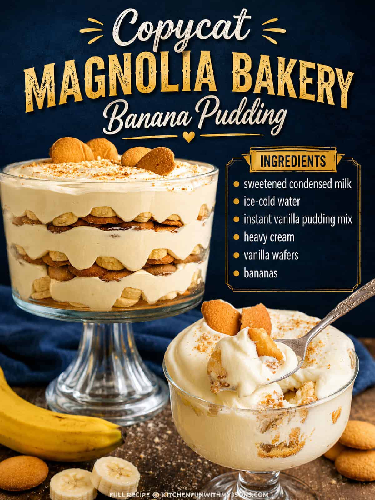 Magnolia Bakery Banana Pudding Recipe