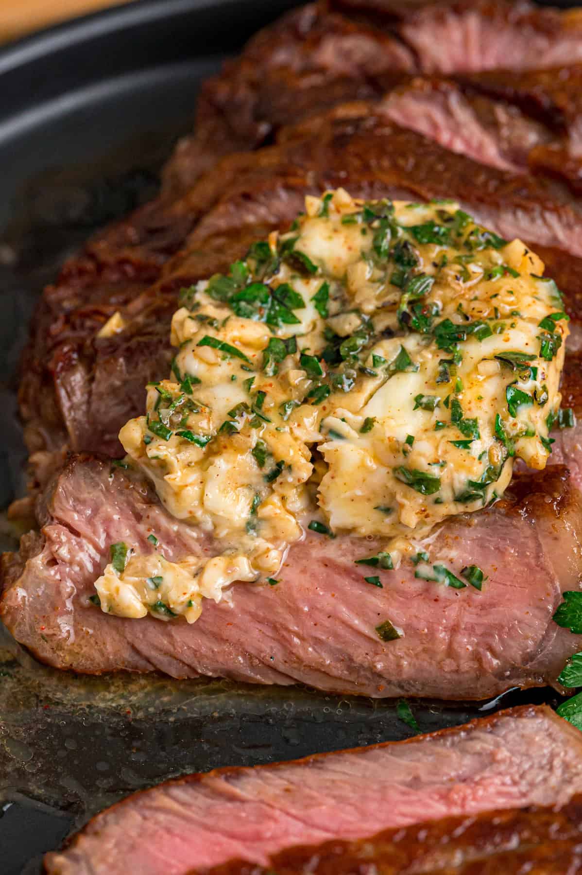 Cowboy butter on a steak