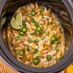 Crockpot Salsa Verde Chicken feature