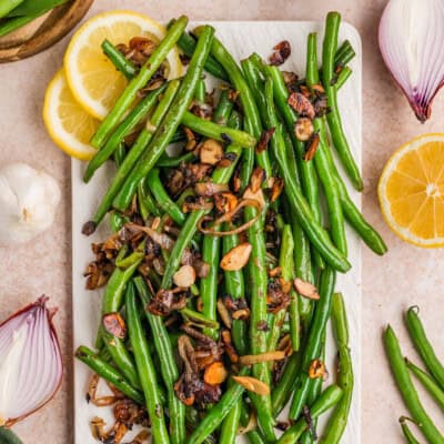 Green Beans Almondine feature