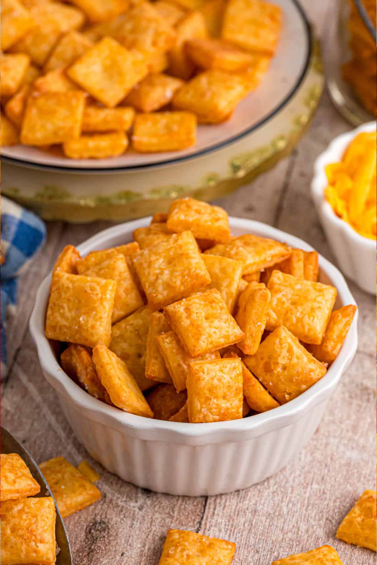 Homemade Cheez-its Recipe in a bowl