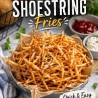 Crispy Shoestring Fries pin