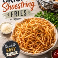 Crispy Shoestring Fries pin