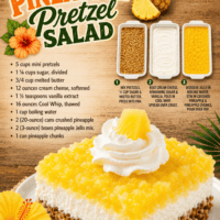 Pineapple Pretzel Salad pin