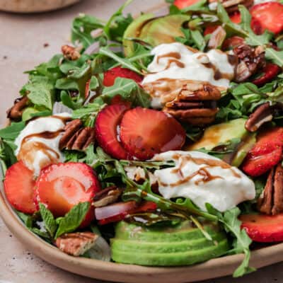 Strawberry Arugula Salad feature