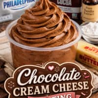 Chocolate Cream Cheese Frosting pin