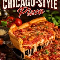 Homemade Chicago Style Pizza pin