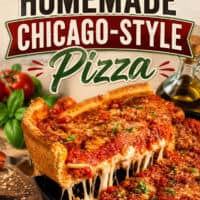Homemade Chicago Style Pizza pin