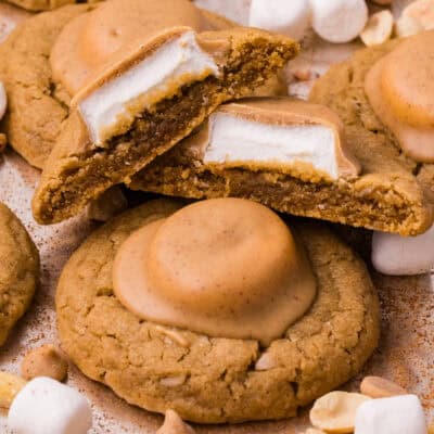 peanut butter marshmallow cookies feature