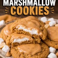 Peanut Butter Marshmallow Cookies pin