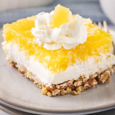 Pineapple Pretzel Salad feature