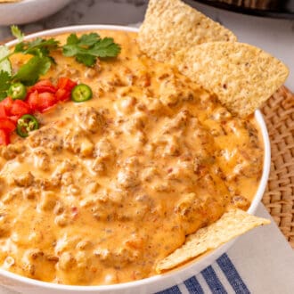 Cheesy Sausage Dip feature