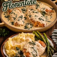 Chicken Florentine pin