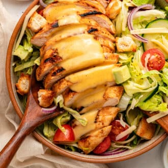 Honey Mustard Chicken Salad feature