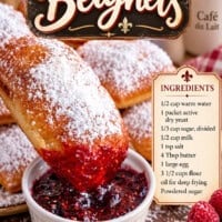 Beignets Recipe pin