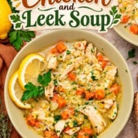 Chicken and Leek Soup pin